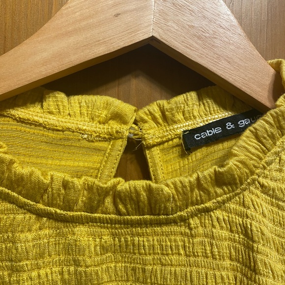 Cable and Gauge Yellow Shirt - Picture 2 of 4